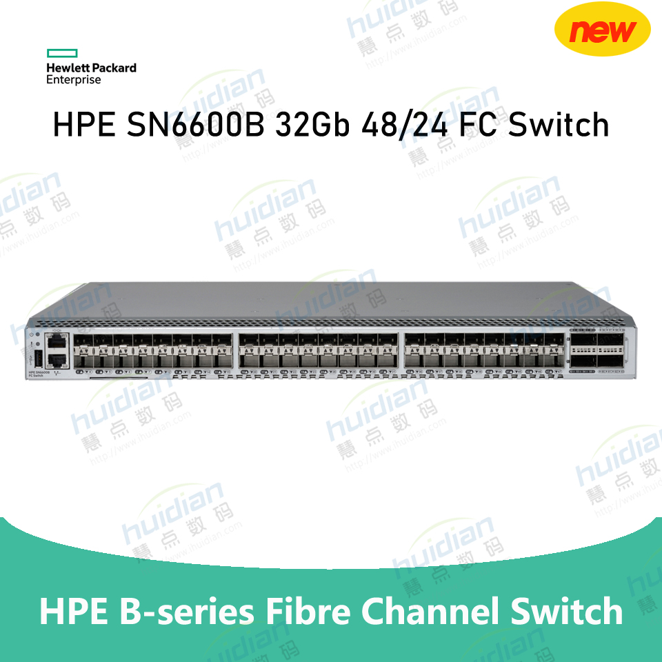 HPE SN6600B 32Gb 48/24 16Gb SFP+ FC Swch