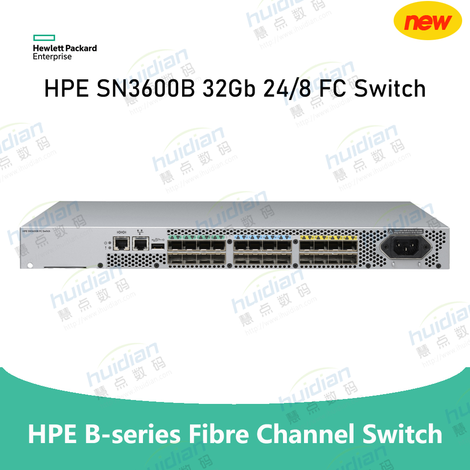 HPE SN3600B 24/8 8p 16Gb SW SFP+ FC Swch